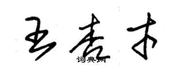 朱錫榮王杏才草書個性簽名怎么寫