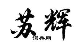 胡問遂蘇輝行書個性簽名怎么寫