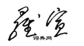 駱恆光羅宣草書個性簽名怎么寫