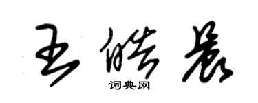 朱錫榮王皓晨草書個性簽名怎么寫