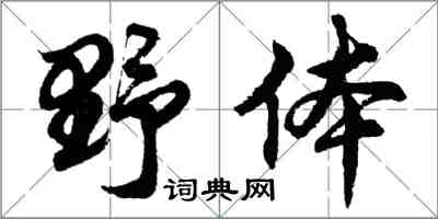 胡問遂野體行書怎么寫