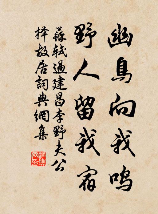 匆匆緣不暇，負負復何言 詩詞名句