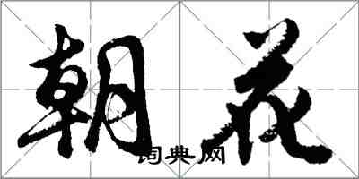 胡問遂朝花行書怎么寫