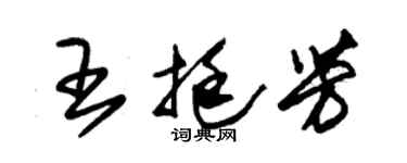 朱錫榮王挺芳草書個性簽名怎么寫