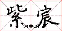 周炳元紫宸楷書怎么寫