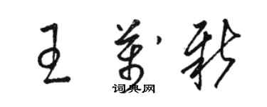 駱恆光王萬新草書個性簽名怎么寫