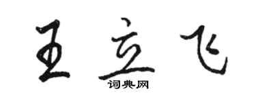 駱恆光王立飛行書個性簽名怎么寫