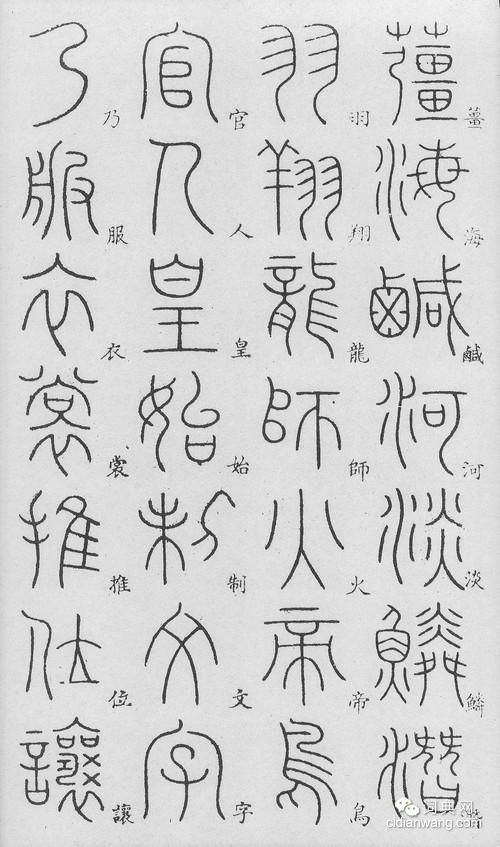 李陽冰篆書《千字文》