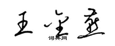 梁錦英王金燕草書個性簽名怎么寫