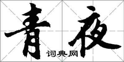 胡問遂青夜行書怎么寫