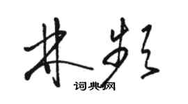 駱恆光林頻草書個性簽名怎么寫