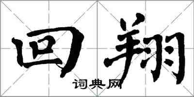 翁闓運迴翔楷書怎么寫