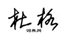朱錫榮杜格草書個性簽名怎么寫