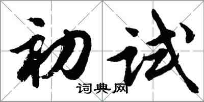 胡問遂初試行書怎么寫