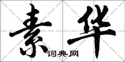 胡問遂素華行書怎么寫