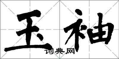 翁闓運玉袖楷書怎么寫