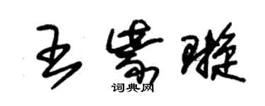 朱錫榮王紫璇草書個性簽名怎么寫