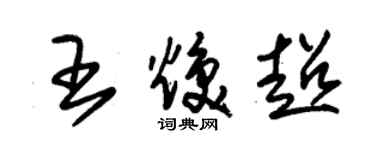 朱錫榮王煥超草書個性簽名怎么寫