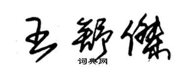 朱錫榮王舒傑草書個性簽名怎么寫