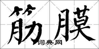 翁闓運筋膜楷書怎么寫