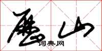 朱錫榮歷山草書怎么寫