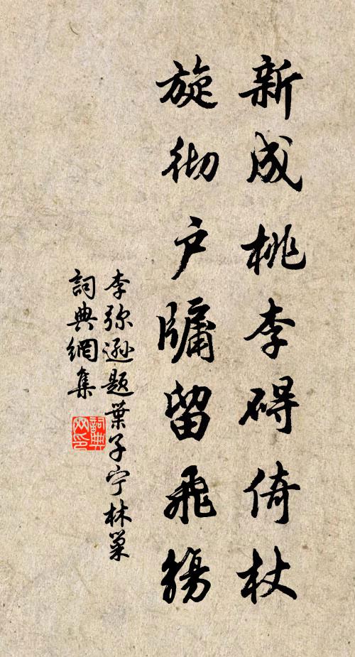 大夢何時覺，痴人問木人 詩詞名句