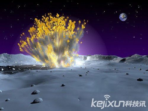 流星“親吻”月球引發大爆炸 肉眼可見撞擊景觀