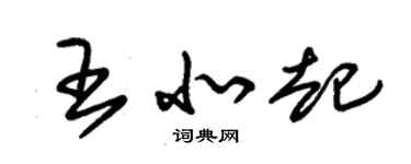 朱錫榮王北起草書個性簽名怎么寫