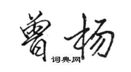 駱恆光曾楊行書個性簽名怎么寫