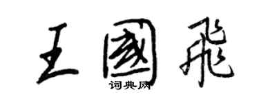 王正良王國飛行書個性簽名怎么寫