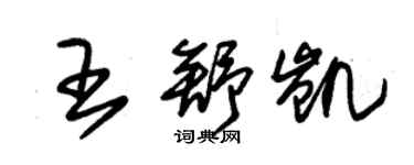 朱錫榮王舒凱草書個性簽名怎么寫