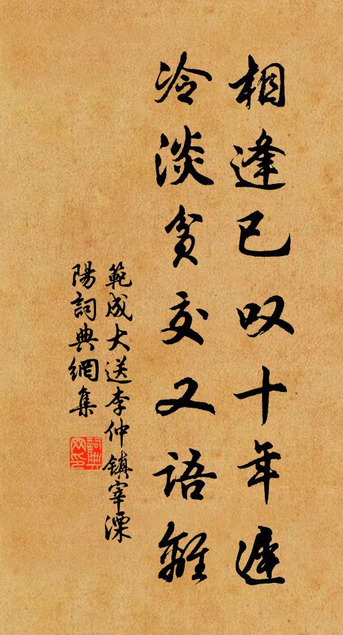 籠紗相業應期待,莫遣閒情寄楚騷 詩詞名句