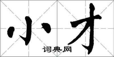 翁闓運小才楷書怎么寫