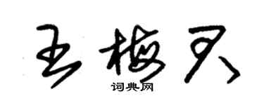 朱錫榮王梅君草書個性簽名怎么寫