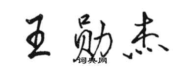 駱恆光王勛傑行書個性簽名怎么寫