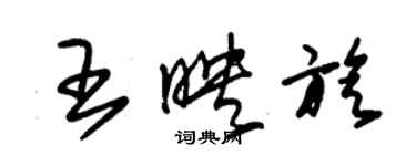 朱錫榮王映旋草書個性簽名怎么寫