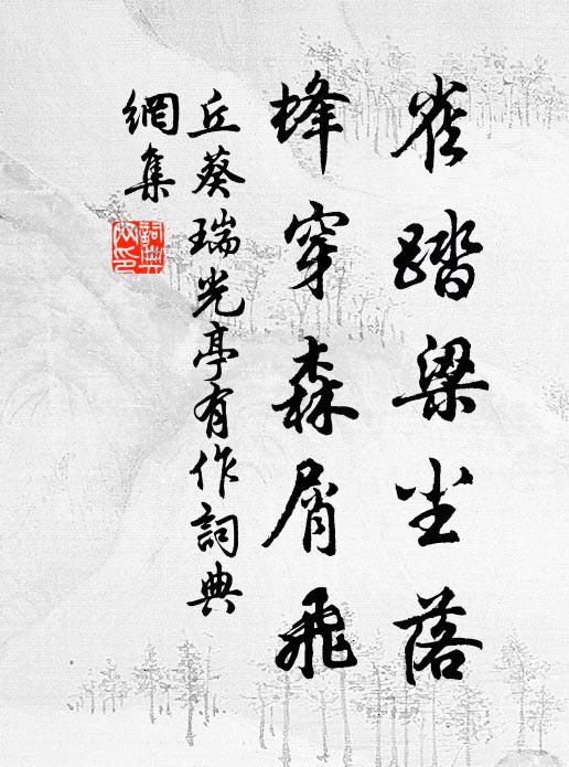 紫禁菸花一萬重 詩詞名句