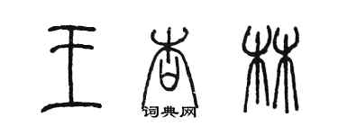 陳墨王杏林篆書個性簽名怎么寫