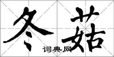 翁闓運冬菇楷書怎么寫