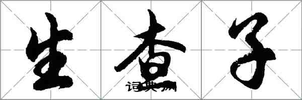 胡問遂生查子行書怎么寫