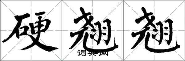 翁闓運硬翹翹楷書怎么寫