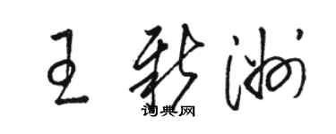 駱恆光王新洲草書個性簽名怎么寫