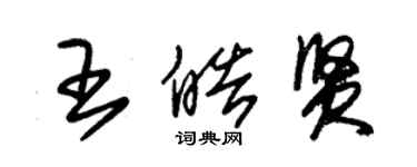 朱錫榮王皓賢草書個性簽名怎么寫