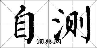 翁闓運自測楷書怎么寫