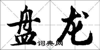 胡問遂盤龍行書怎么寫