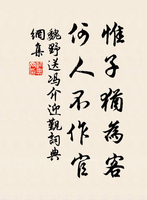 流年白日馳,微願不我與 詩詞名句