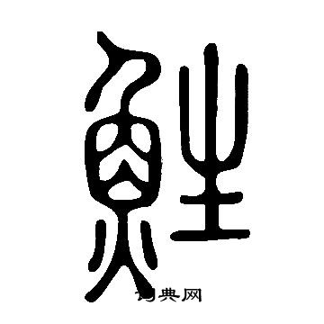 說文解字寫的鮏