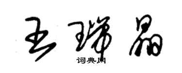 朱錫榮王瑞晶草書個性簽名怎么寫