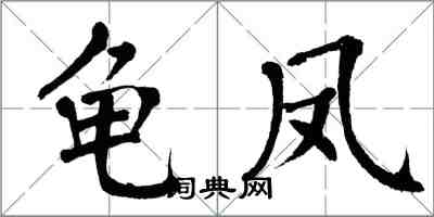 翁闓運龜鳳楷書怎么寫