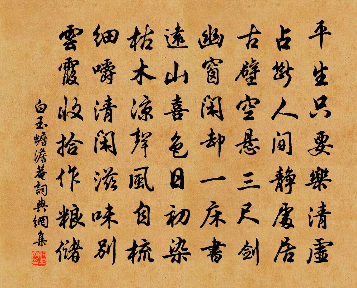 白玉蟾澹菴書法作品欣賞